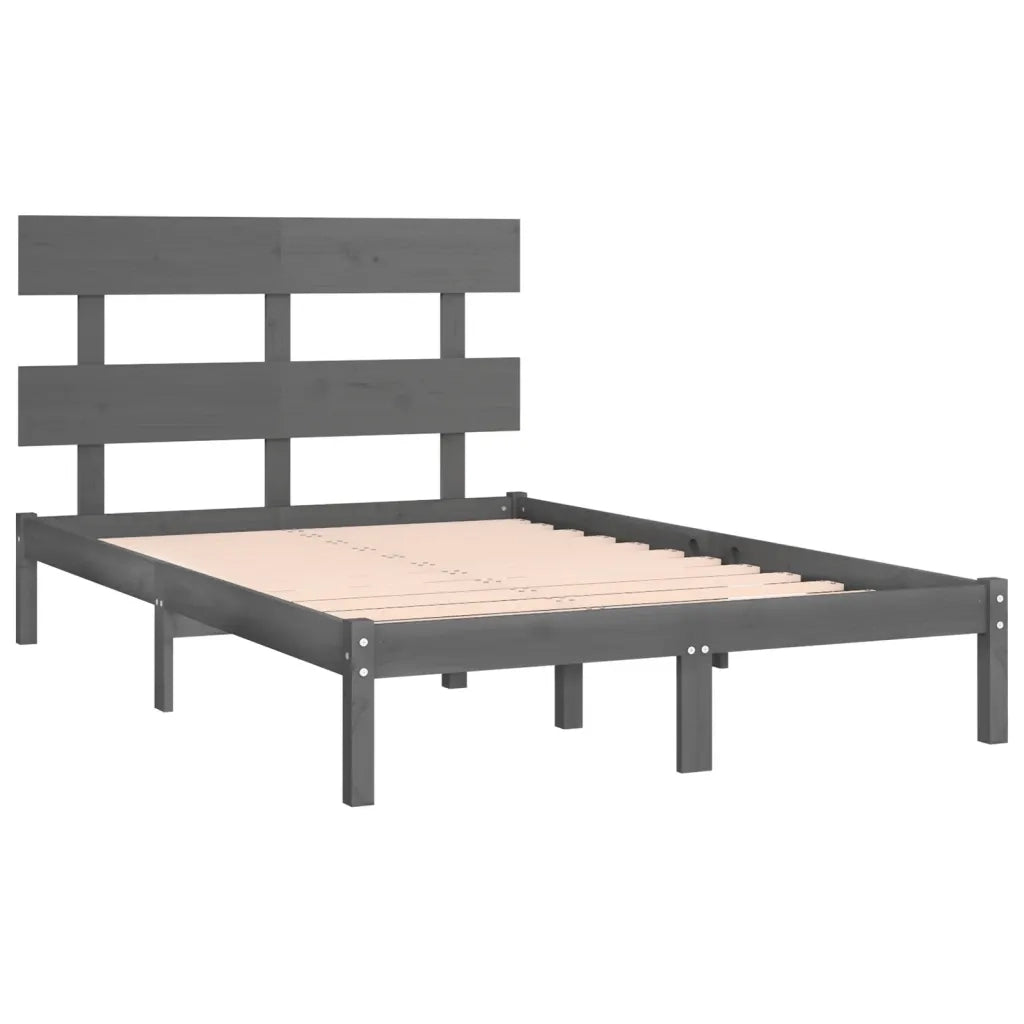 Giroletto Grigio in Legno Massello 200x200 cm 3104695