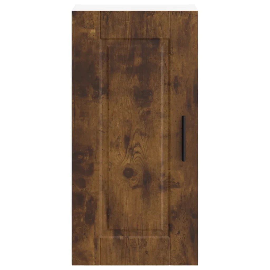 Mobiletto da cucina pratico e funzionale 30 x 31 x 60 cm stile moderno legno composito finitura rovere affumicato 02_0050327