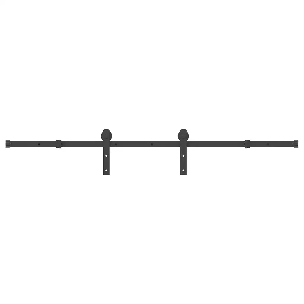 Kit di Binari per Porte Scorrevoli 183 cm Acciaio Nero CFW5167268