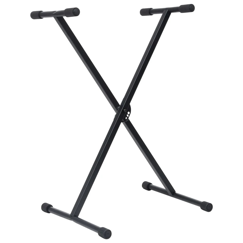 Set Supporto per Tastiera con Sgabello Nero CFW5996461