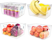 Organizzatore del frigorifero - contenitore di conservazione - scatole del frigorifero - box di conservazione sostenibile - organizzatore della cucina - scatole di conservazione - qualità premium