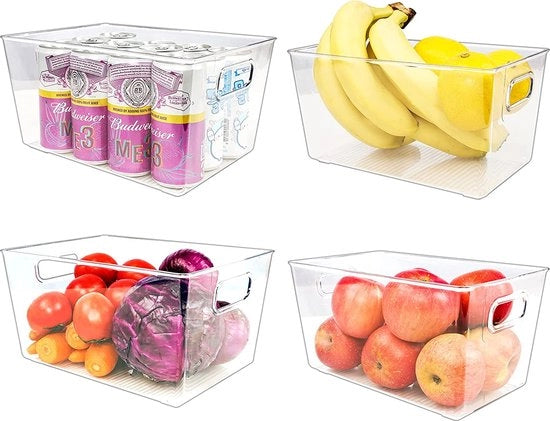 Organizzatore del frigorifero - contenitore di conservazione - scatole del frigorifero - box di conservazione sostenibile - organizzatore della cucina - scatole di conservazione - qualità premium