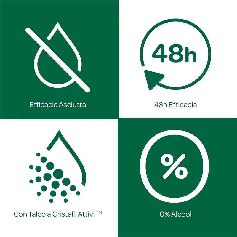 BOROTALCO DEODORANTE STICK ORIGINALE NO ALCOOL E SALI DI ALLUMINIO TRIPLA PROTEZIONE ASCIUTTA PROFUMO DI BOROTALCO 40 ML