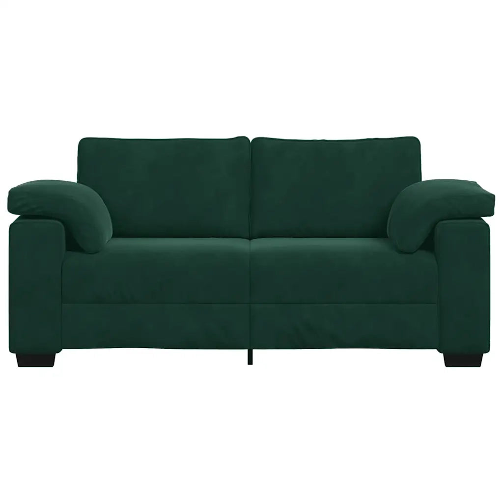 Divano Divanetto Verde Scuro 180x77x82 cm in Velluto 4105269