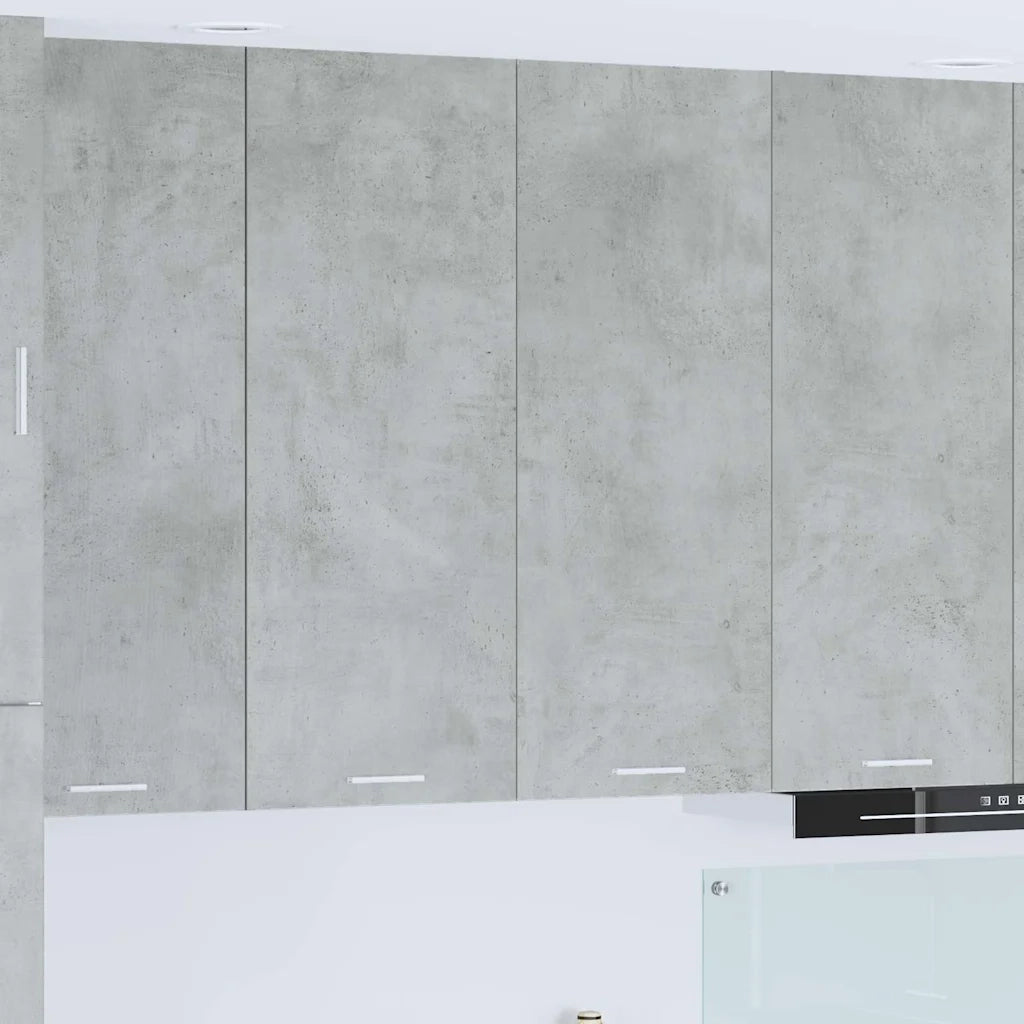 Armadio pensile con porta Grigio cemento 80 x 31 x 100 cm 884365