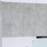 Armadio pensile con porta Grigio cemento 80 x 31 x 100 cm 884365