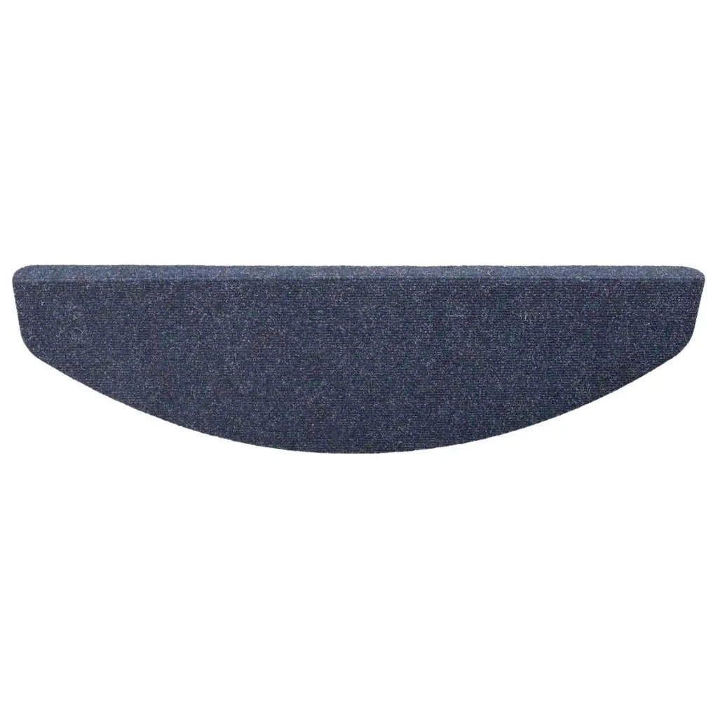 Tappetini per scale autoadesivi 15 pcs Blu 80 x 28 x 3,5 cm