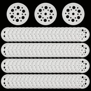 Serrature in plastica 220 pezzi - Scocchi di isolamento - Piastre di isolamento - Imbottiture in PP - Supporti e fissaggi - 45x45 mm