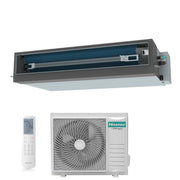 Condizionatore Hisense Canalizzato TURBO 36000 Btu AUD105UX4REH8 + AUW105U4RW8 R-32 Wi-Fi Optional con Telecomando di serie