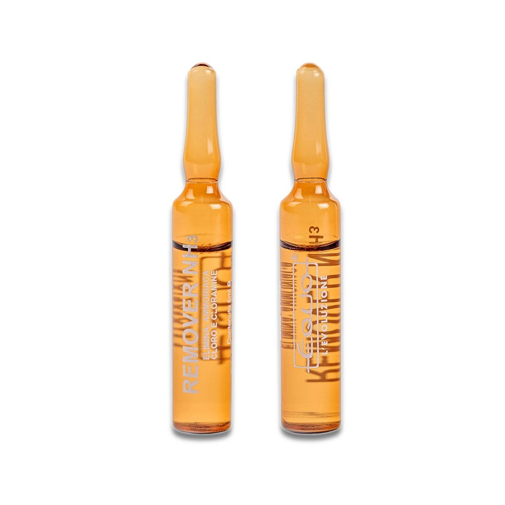 EQUO Remover NH3 Fiale Da 5ml - Elimina Ammoniaca, Cloro e Cloramine Formato: 6 Fiale
