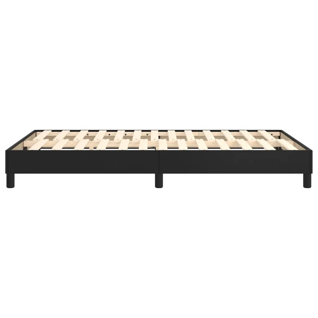 Struttura Letto a Rete a Molle Nero 120x200 cm in Similpelle 3120688