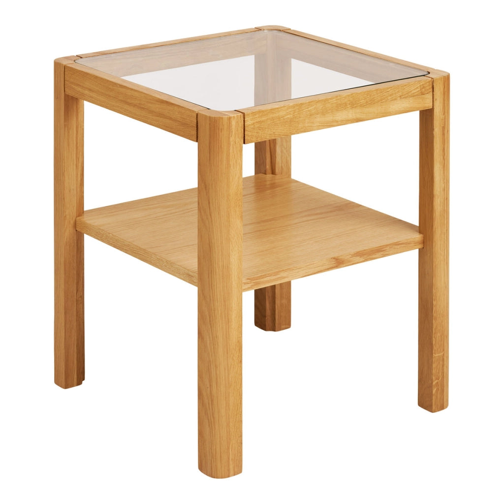 Tavolino Lourmarin, Marrone, Legno, 40x40x45 cm