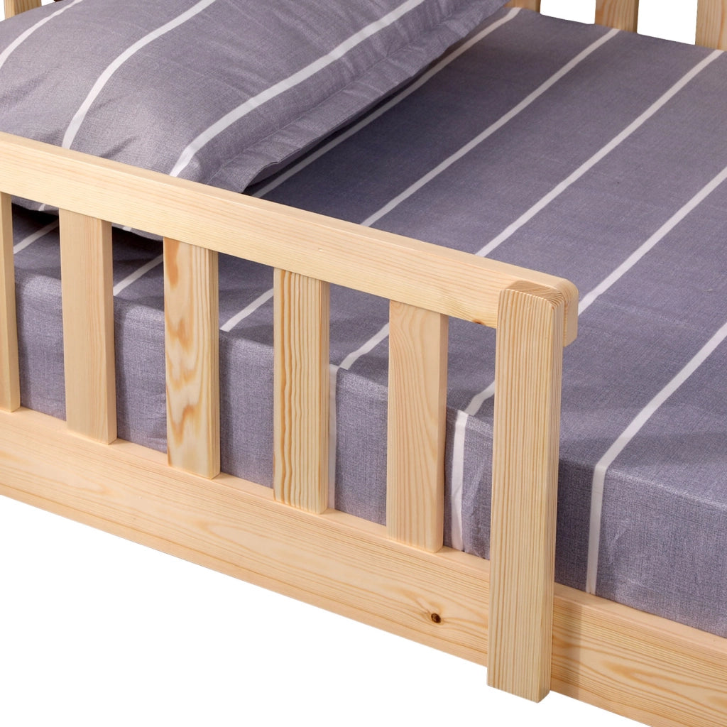Letto a cabina per bambini 190x90cm in legno con cassetti MARCEAU