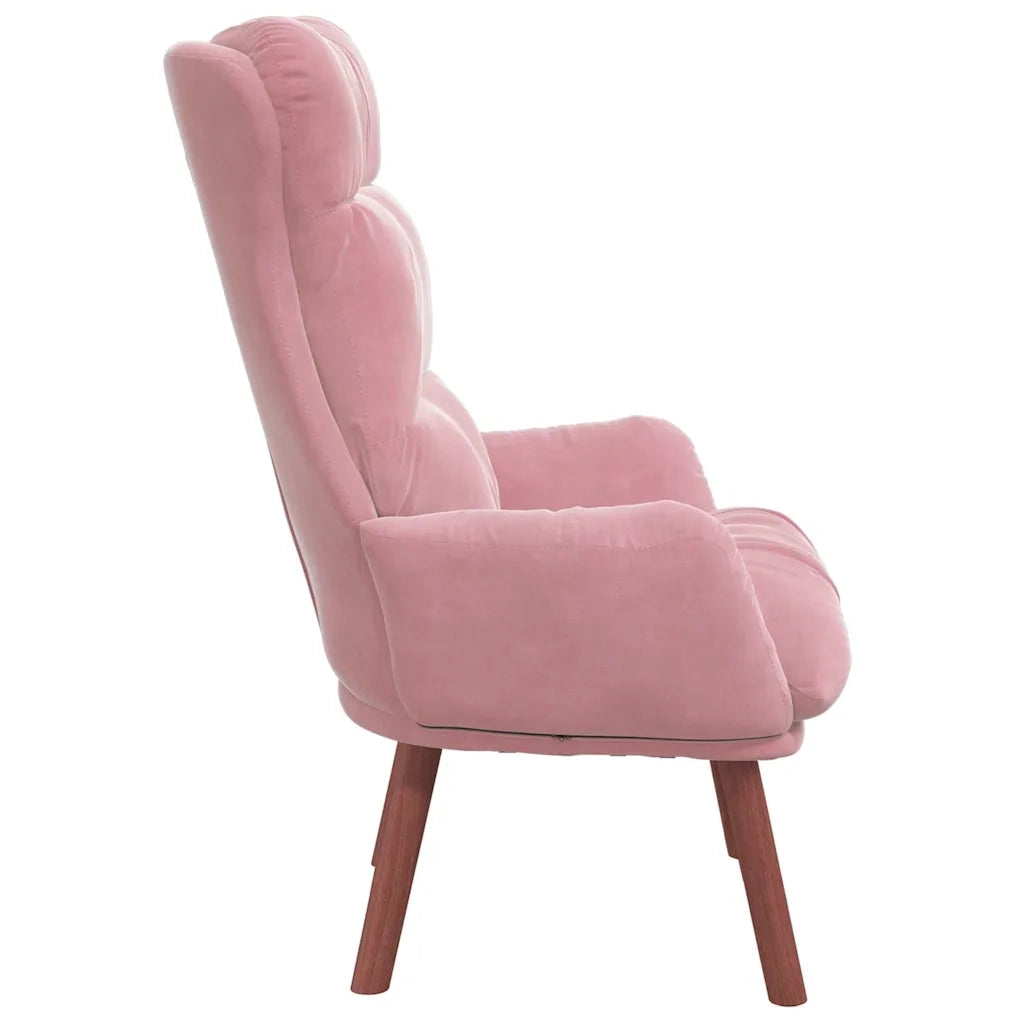 poltrona Rosa 69 x 74 x 93 cm Velluto 42001838