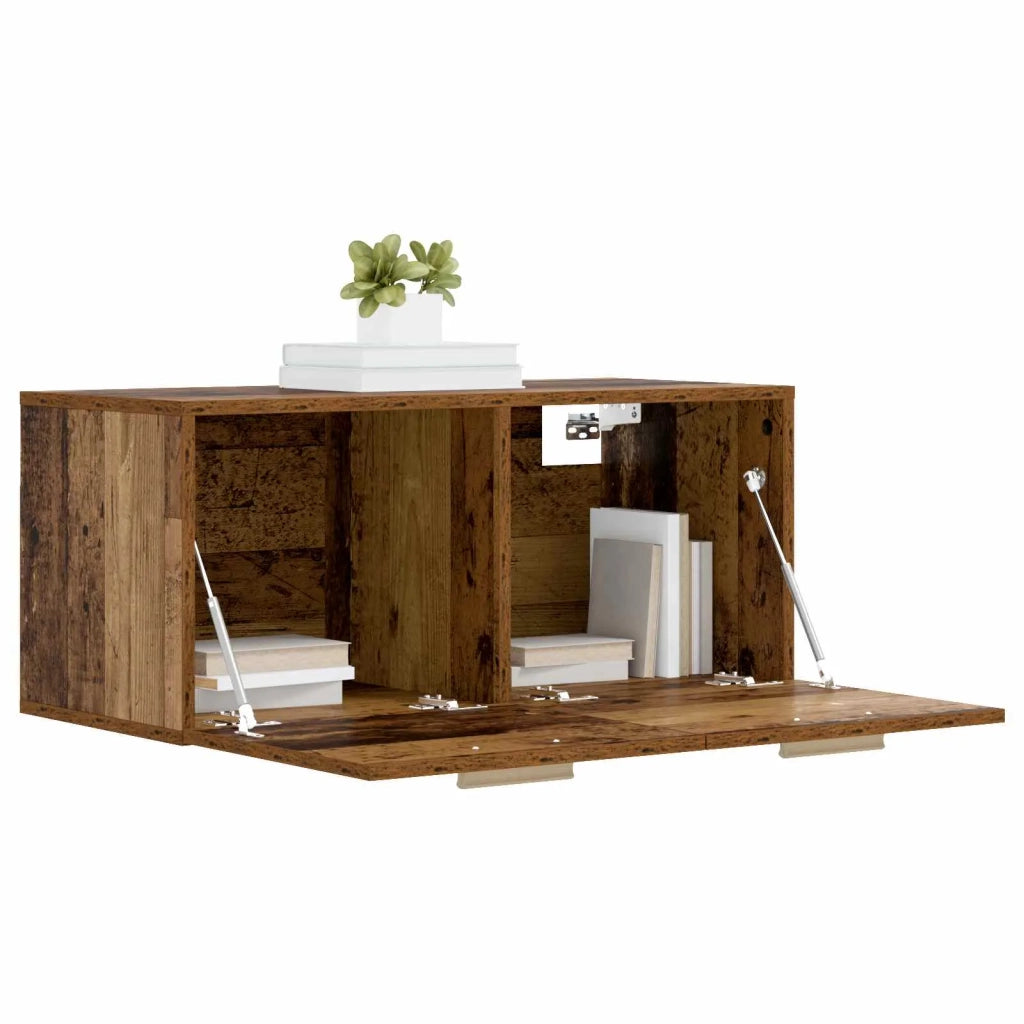 Armadietto a muro A parete Legno antico 80 x 36,5 x 35 cm 8009809