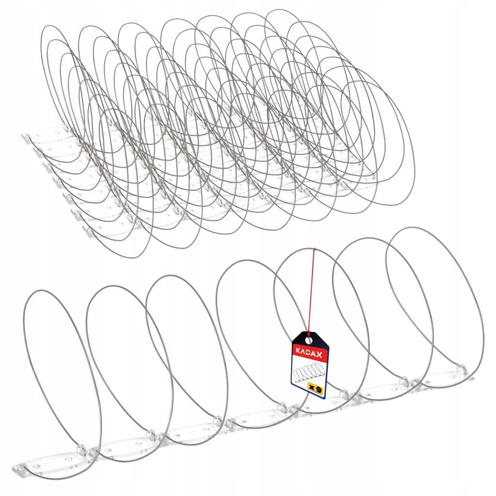 Spirali KADAX per uccelli, piccioni, dissuasori anti-uccelli, piccioni, corvi, 3M, 9 pezzi