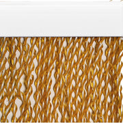 TENDA A CORDONCINO 'CAMELIA' cm 140 x 240 - avana/bianco  - MADE IN ITALY