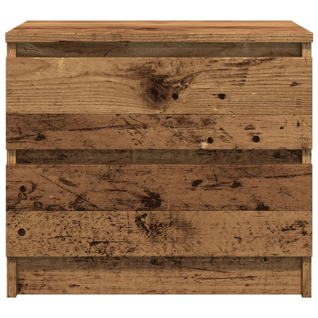 vidaXL Comodini 2 pz Legno Antico 50x40x43.5 cm in Legno Multistrato