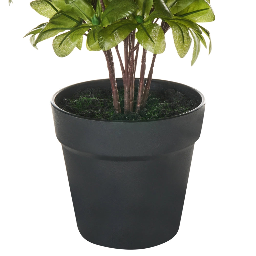 Pianta artificiale di rododendro in vaso Fiori rosa Materiale sintetico 36 cm Accessorio decorativo per interni
