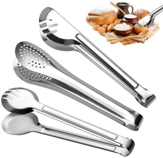 Set di 2 teglie da cucina, teglia per pasta, teglia per buffet, teglia per insalata in acciaio inossidabile, teglia da cucina per cibarie, insalata, pane, torta, BBQ