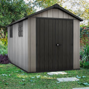 Casetta in resina OAKLAND BROSSIUMÂ® 7513 - 10mÂ² - Grigio