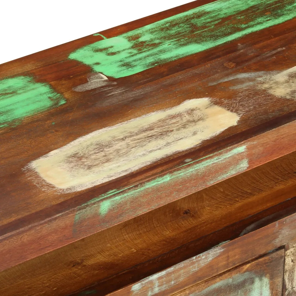 Mobile TV | Armadietto TV | Mobile Porta TV Multicolore 110x30x40 cm in Legno di Recupero