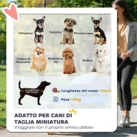 Passeggino per Cani con 2 Finestre a Rete, in Acciaio e Tessuto Oxford, 76x44x103 cm, Nero e Verde Scuro