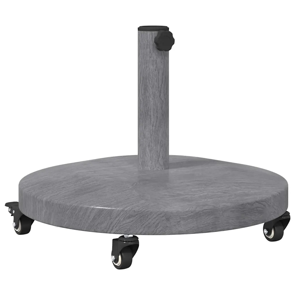Base per ombrellone Aspetto Legno Grigio Scuro 48 x 48 x 32 cm CFW6465031