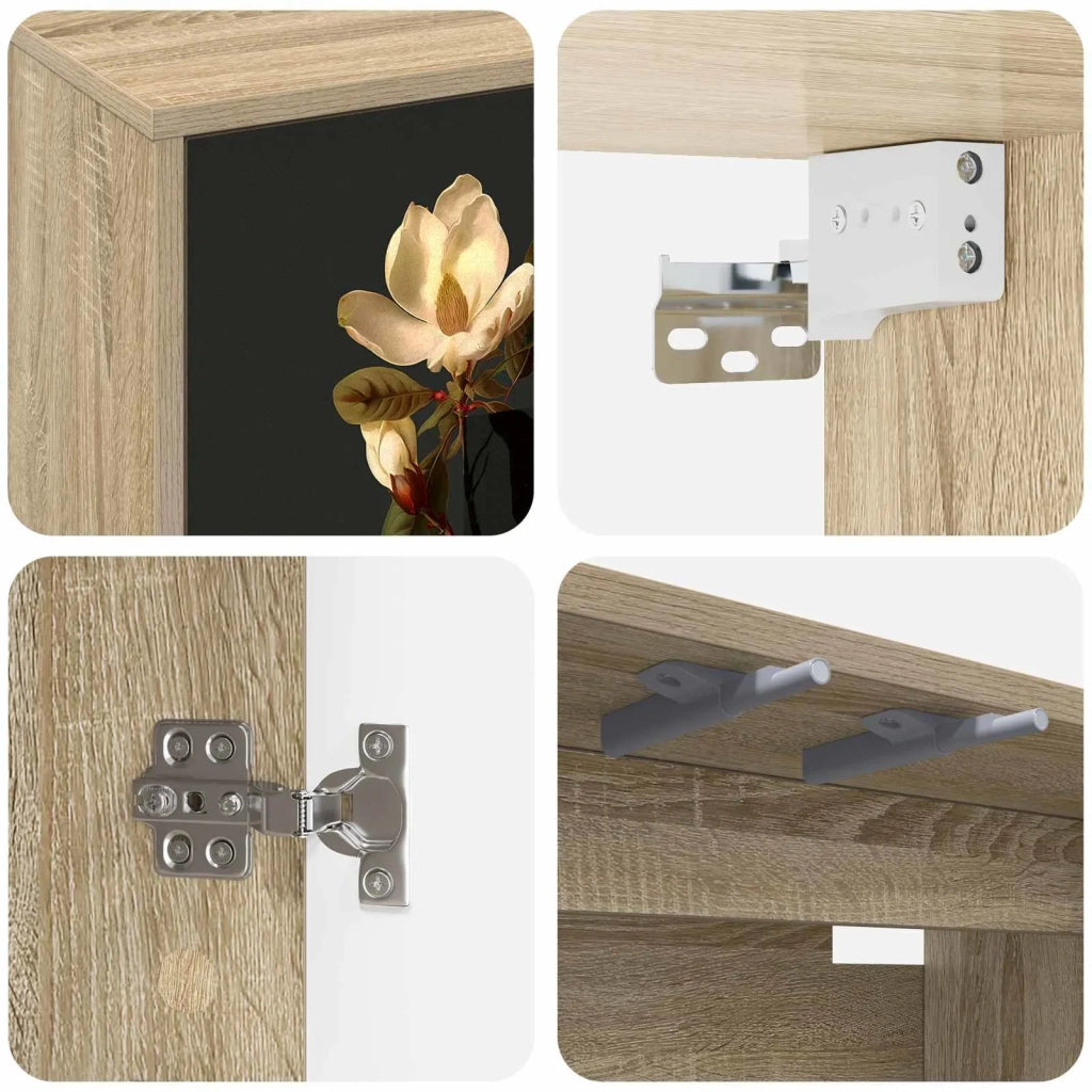 Mobile TV da Parete BREMEN 69 x 33 x 40 cm Rovere Sonoma 8007145