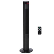 Ventilatore da pavimento con telecomando 117 cm oscillante ¨C zephmum ¨C 4 modalita' 3 velocita' 12h timer nero