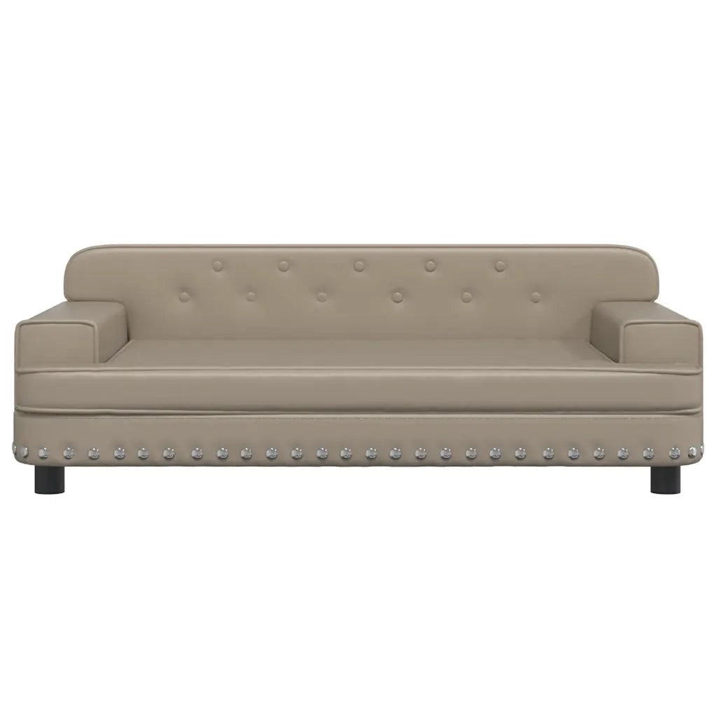 Lettino per Cani Cappuccino 90x53x30 cm in Similpellecod mxl 95231