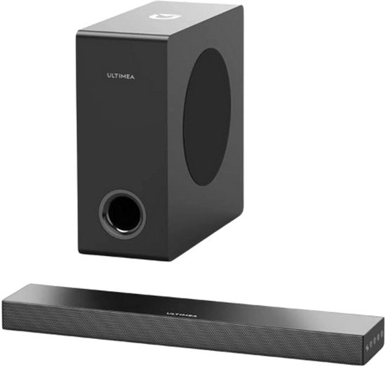 Soundbar per TV - Soundbar con Subwoofer - Con Bluetooth - 160W - Sistema di Alta Fedeltà 3D - Nero
