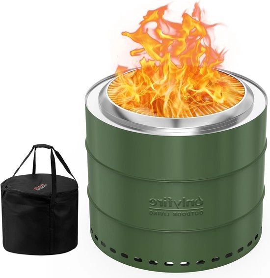 Scaletta a Gas 50cm con Stantuffo Rimovibile e Cassetto di Rifornimento - Verde