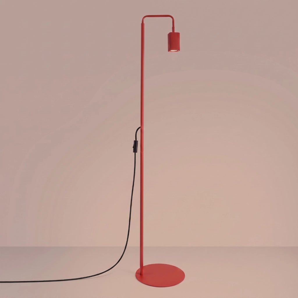 Lampada da terra RAYO 1 rossa