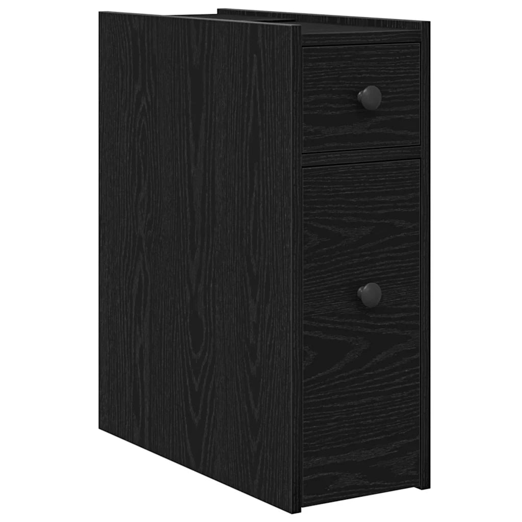 Set di mobili per il bagno Rovere Nero 80 x 18 x 60 cm 871643