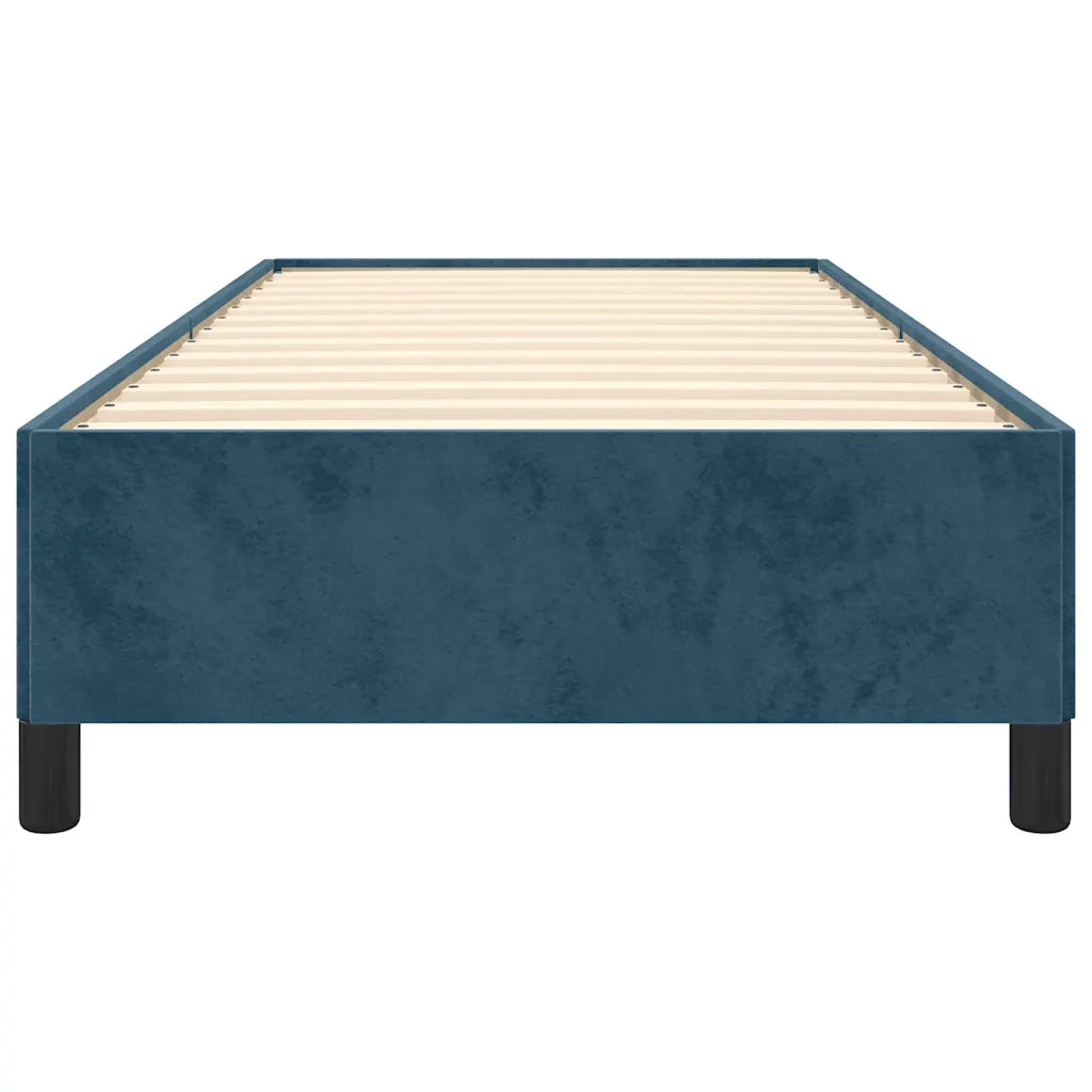 Giroletto senza Materasso-Struttura Letto Blu Scuro 80x200 cm in Velluto 225496