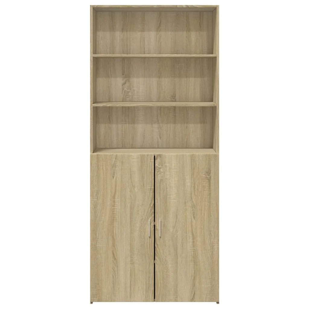 Credenza Rovere Sonoma 80x42,5x185 cm in Legno Multistrato 3281380