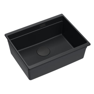 Lavello In Granito Logan 100 Black Rame