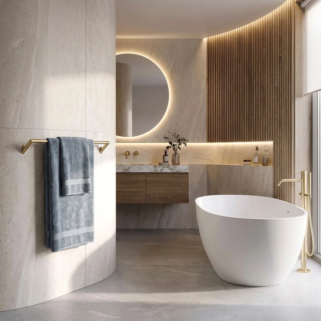 Appendino Da Bagno Will Brush Gold