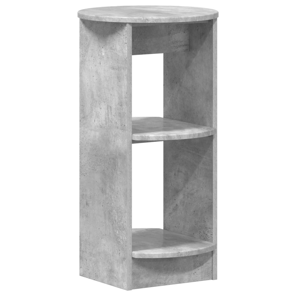 Mobile laterale Grigio Cemento Legno ingegnerizzato 899837