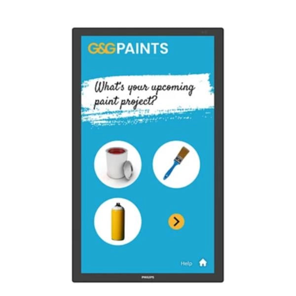 Philips 3000 series 24bdl3751t/00 visualizzatore di messaggi pannello piatto interattivo 60,5 cm (23.8") lcd wi-fi 250 cd/m² full hd nero touch screen processore integrato android