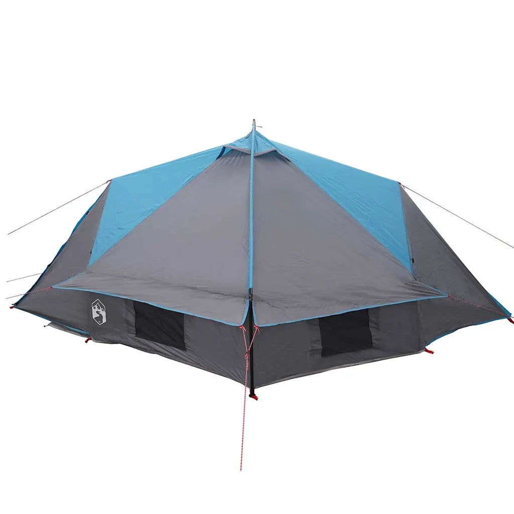 Tenda Teepee per 4 persone Blu e Grigio 388 x 320 x 169 cm 42004075