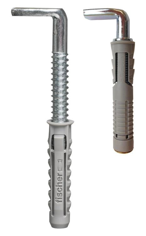 FISSAGGIO PER SCALDABAGNO/CASSETTE 'WDS' Ø 12x80 mm - confezione 2 pezzi - FISCHER