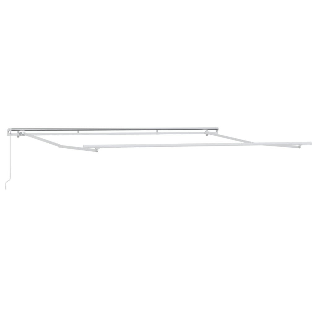 Tenda Retrattile Manuale Gialla e Arancione 400x300 cm