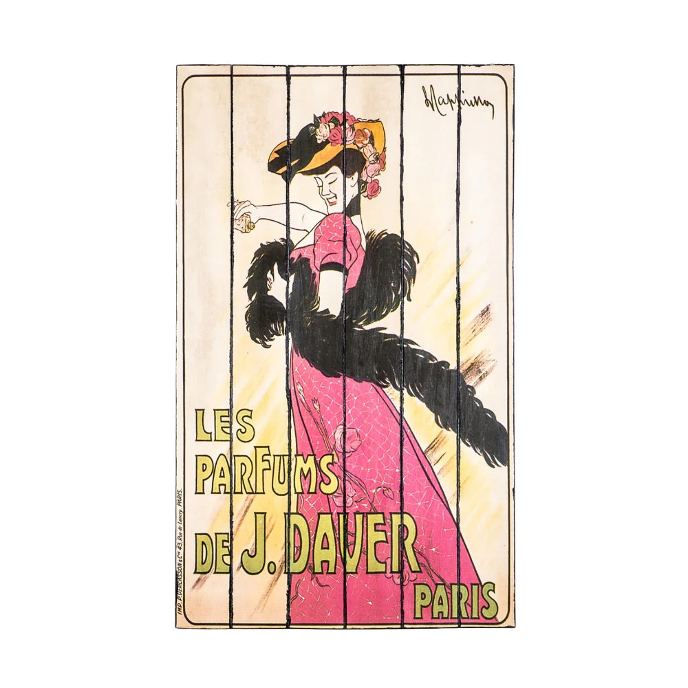 Stampa su legno da parete paris 60x100 cm design moderno | Duzzle
