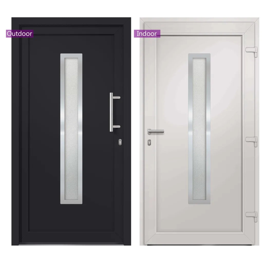 Porta di Ingresso Antracite 108x200 cm cod mxl 60191
