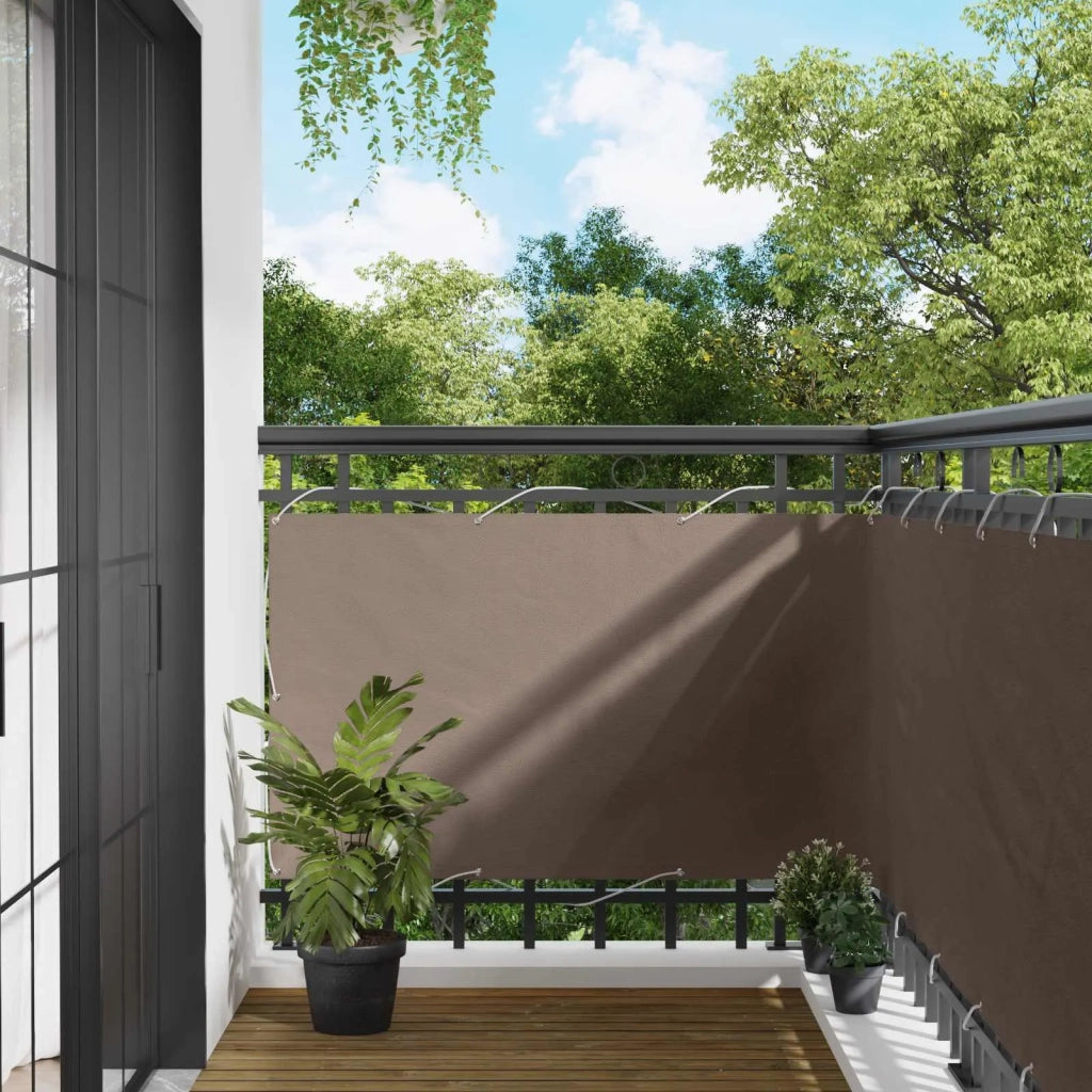 Schermo da balcone-Pannello per balcone 90 x 200 cm Oxford alu rivestito in PU 316446