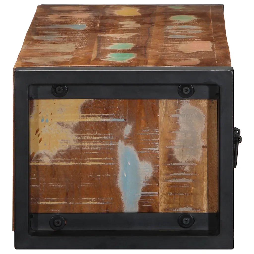 Mobile Porta TV 100x30x25 cm in Legno Massello di Recupero