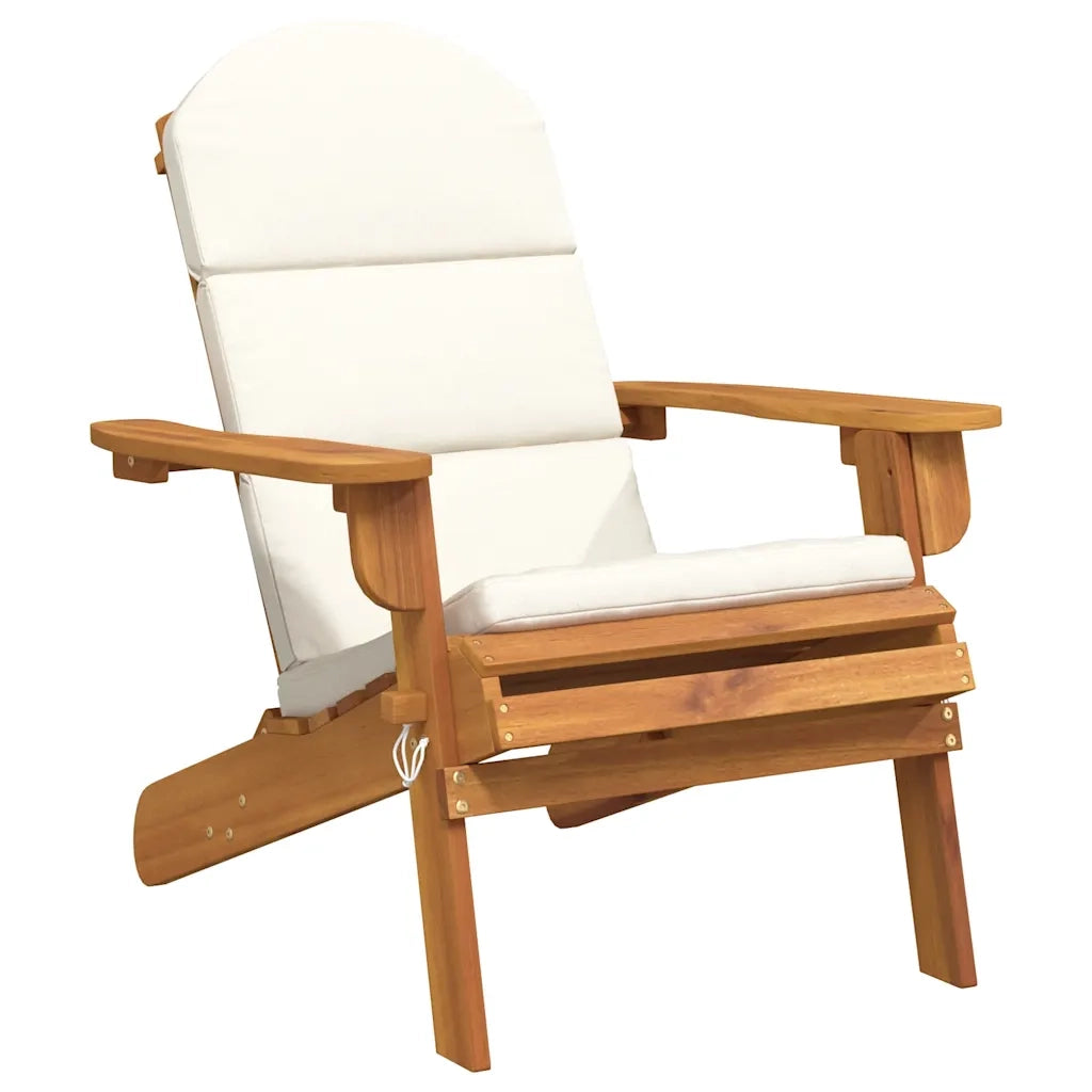 Sedia Adirondack da Giardino con Cuscini Legno Massello Acaciacod mxl 118632