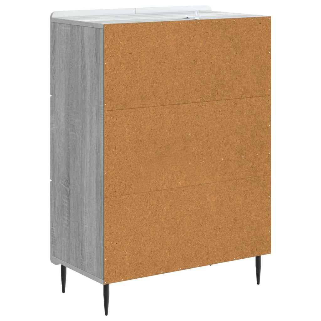 Credenza Grigio Sonoma 66 x 34,5 x 91,5 cm Legno ingegnerizzato